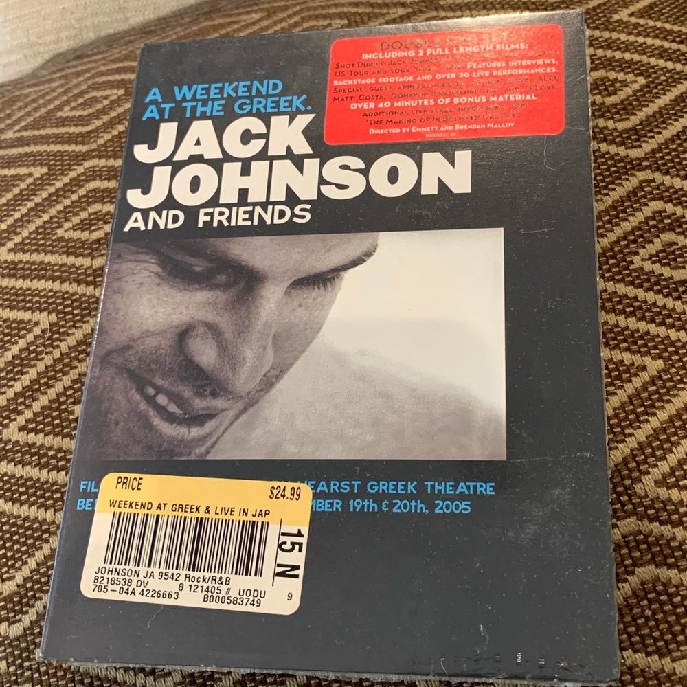 Jack Johnson concert DVD set